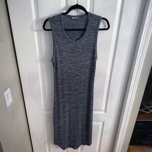 WILFRED FREE - Bruni Midi Dress Heather Navy - Size L